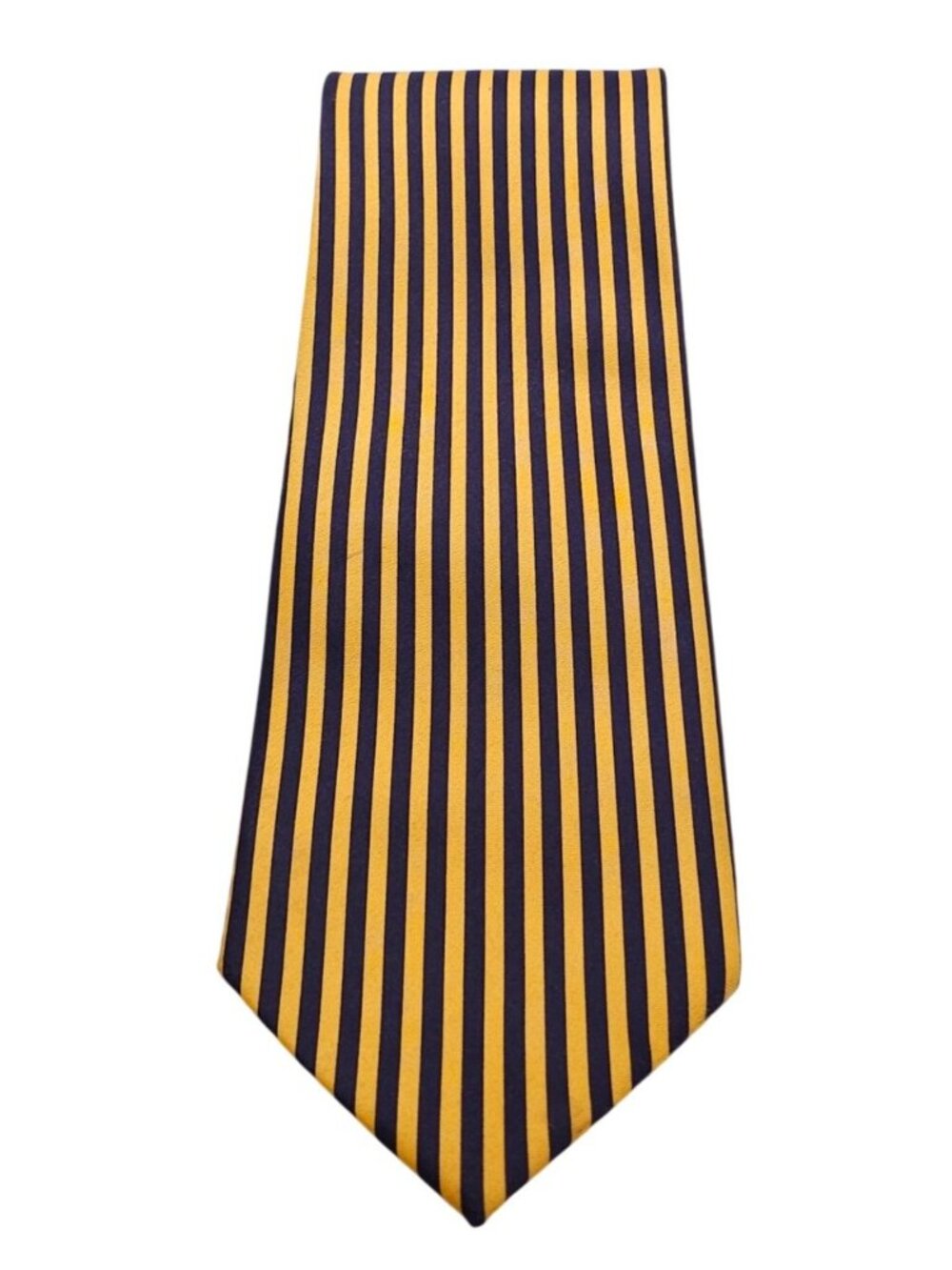 Romario Manzini Yellow & Navy Striped Tie